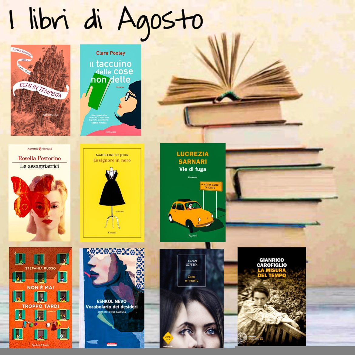 I libri di Agosto